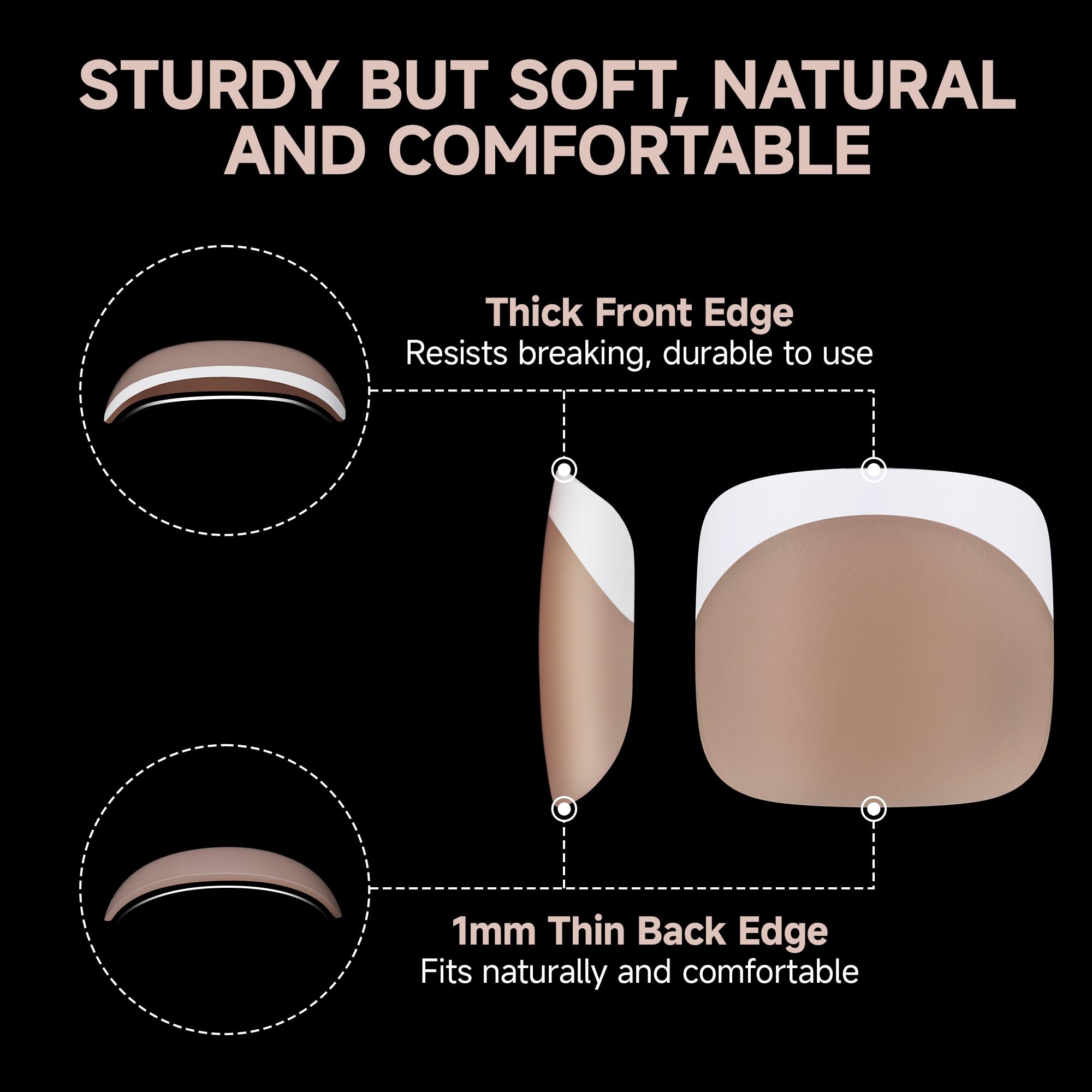 UNA GELLA X-Soft comes with a storage box for organized tips.