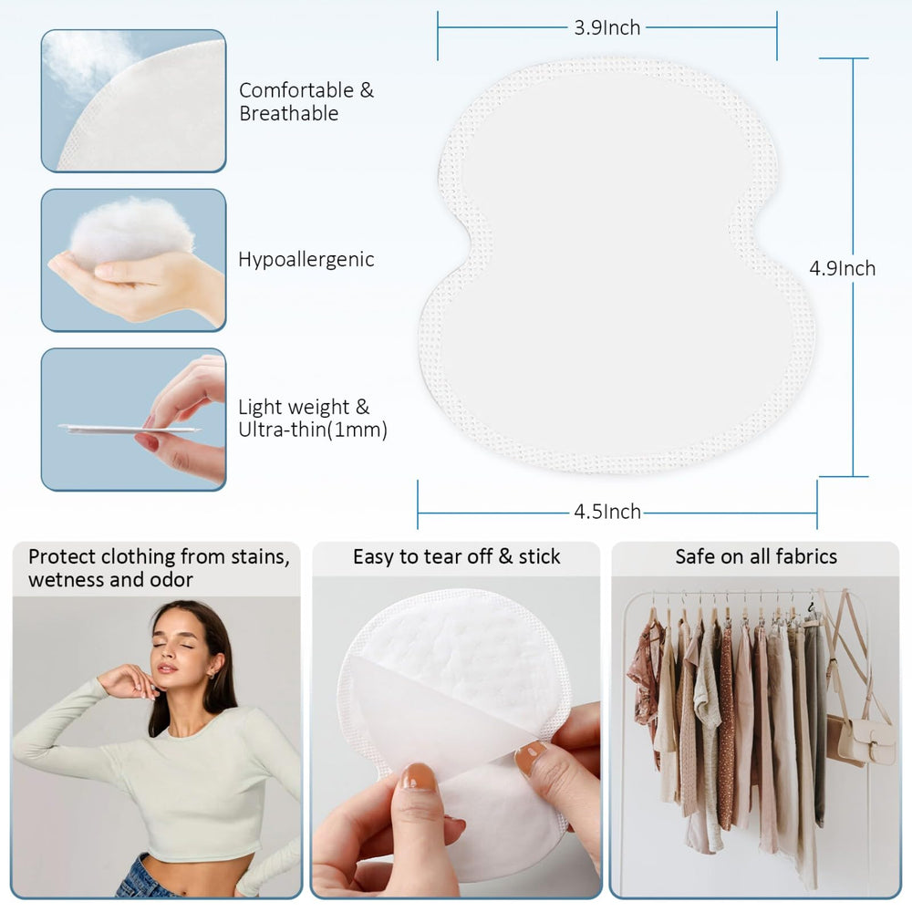 Unadir sweat pad fabric microfiber closeup emphasizes quick absorption and breathable feel