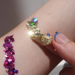 Unicorn Snot glitter glue dries clear for seamless sparkle finish