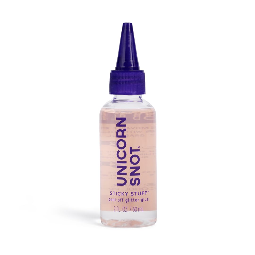 UNICORN SNOT Glitter Glue Primer closeup showing clear base for long-lasting sparkle