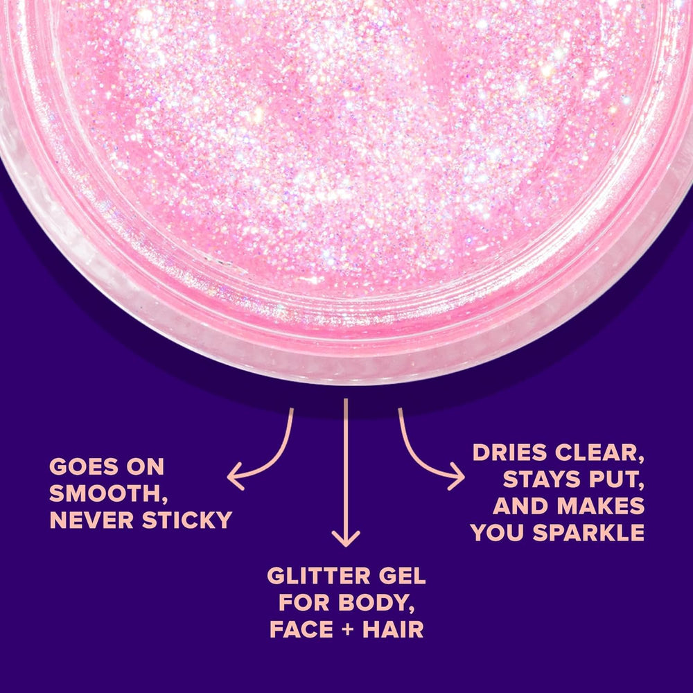 UNICORN SNOT glitter gel bling-hair adds shimmering accents