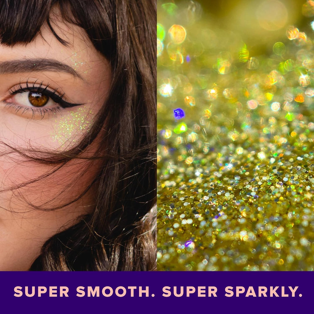 UNICORN SNOT glitter gel face-highlighter for luminous cheekbones
