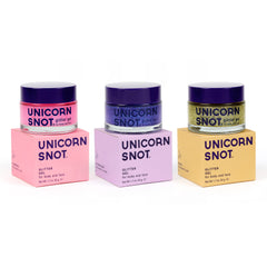 UNICORN SNOT glitter gel flamingo-application for bold festival sparkle