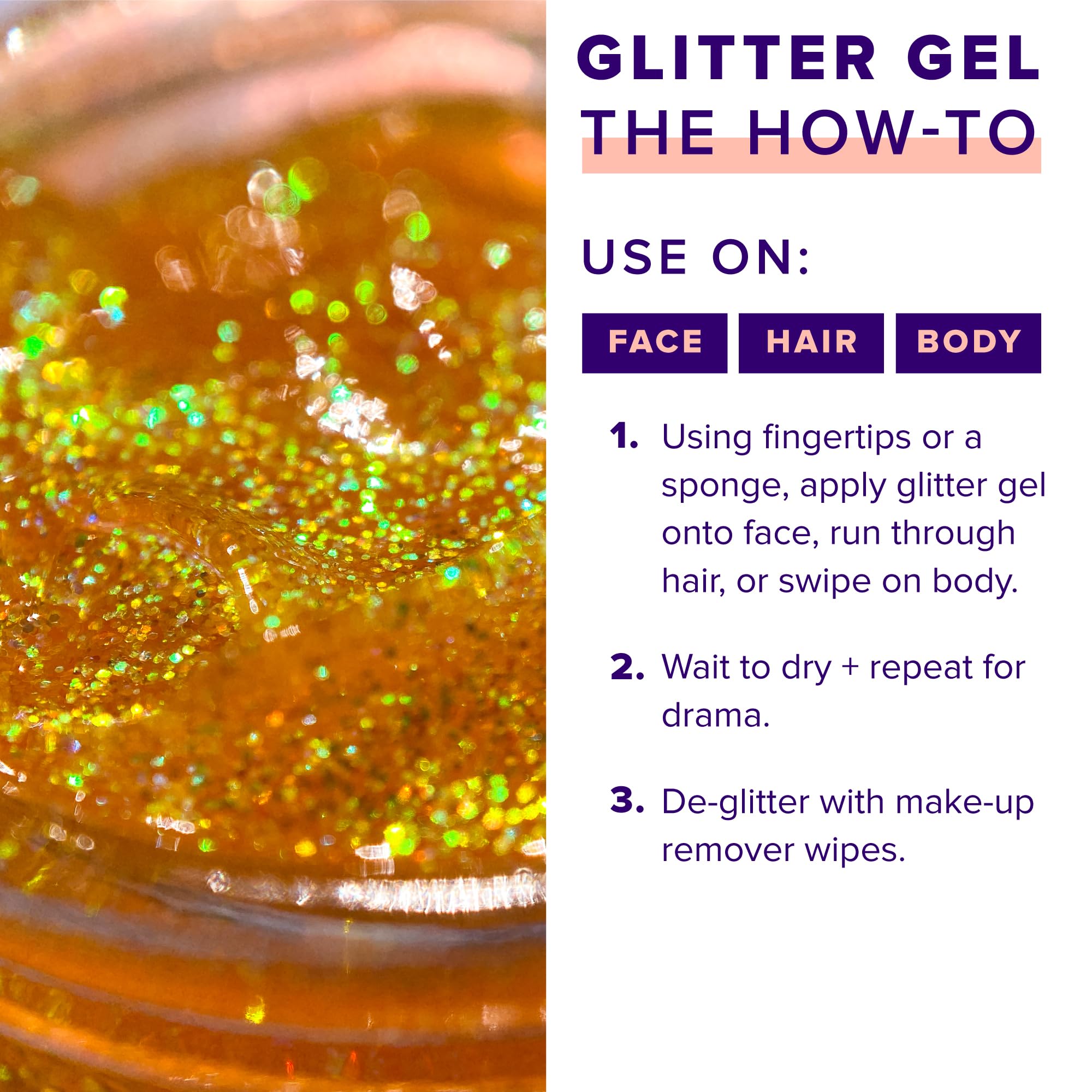 UNICORN SNOT vegan cruelty-free glitter with quick-drying, skin-friendly formula.