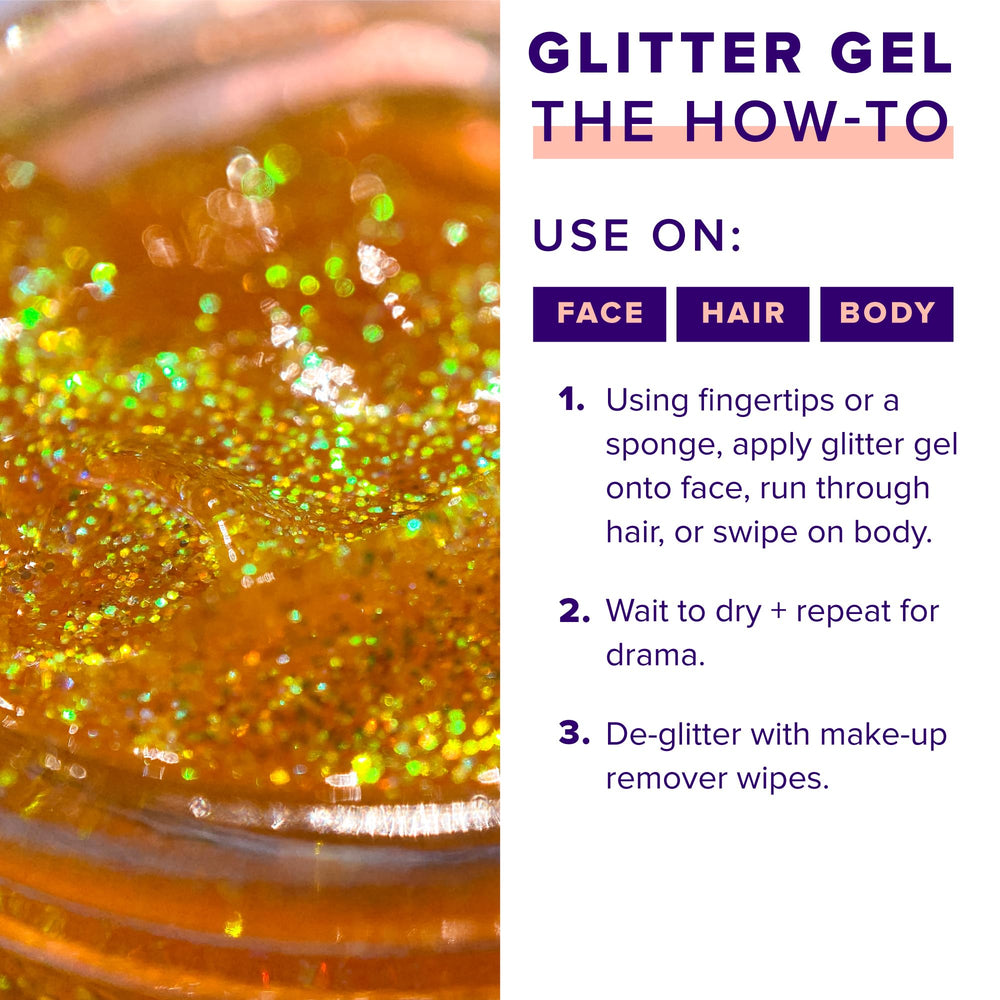 UNICORN SNOT vegan cruelty-free glitter with quick-drying, skin-friendly formula.