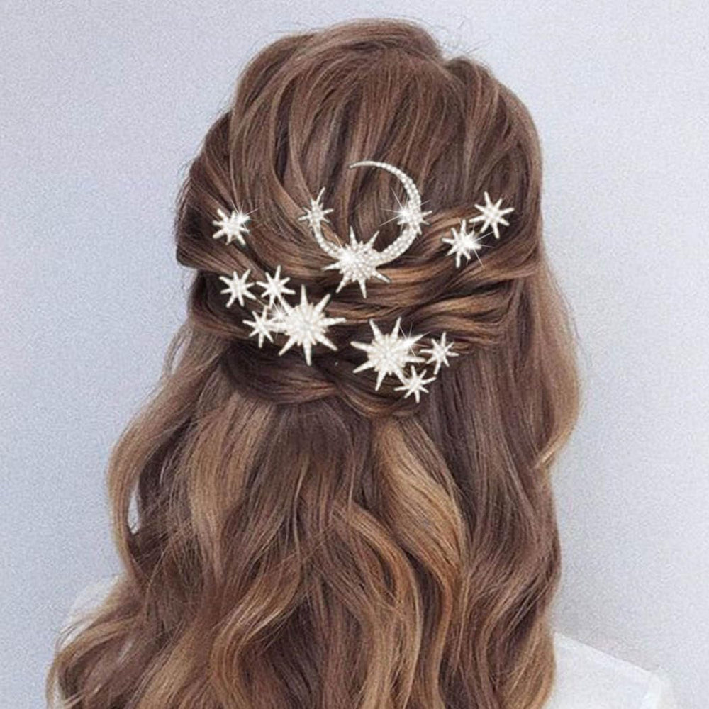 Unicra prom/bridesmaid hair decor adds charm to event styling.