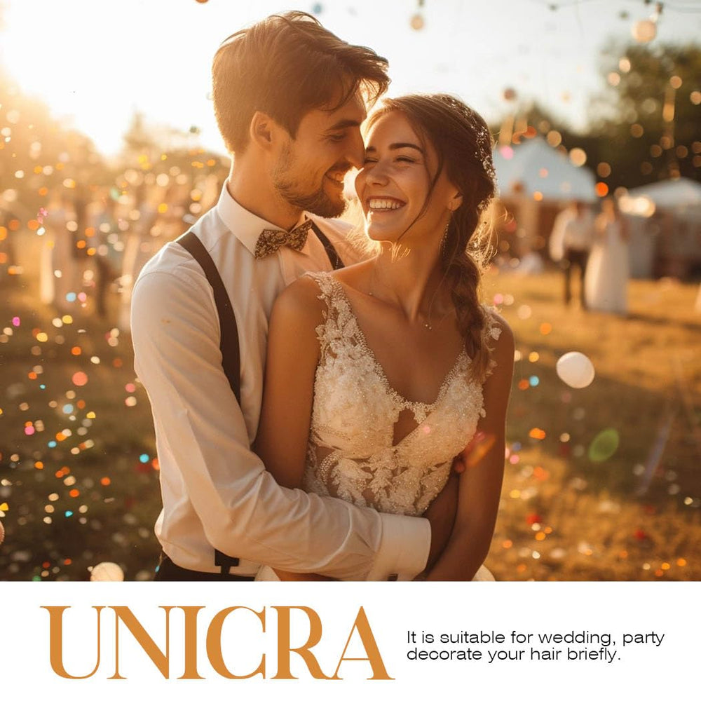 Unicra silver star moon hair ornament elevates formal outfits with shimmer.