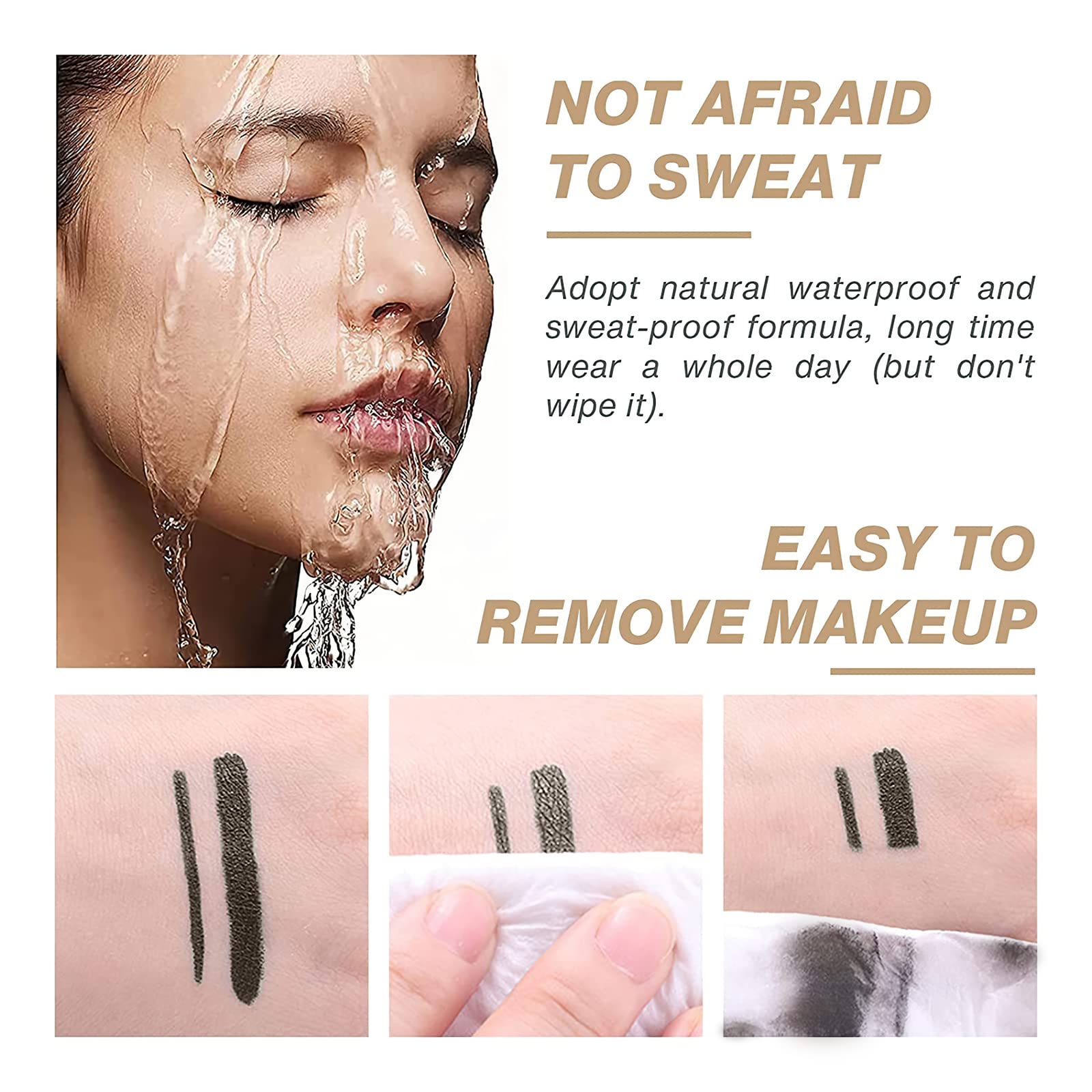 UNIFULL smudge-proof formula close-up highlights durable hold.