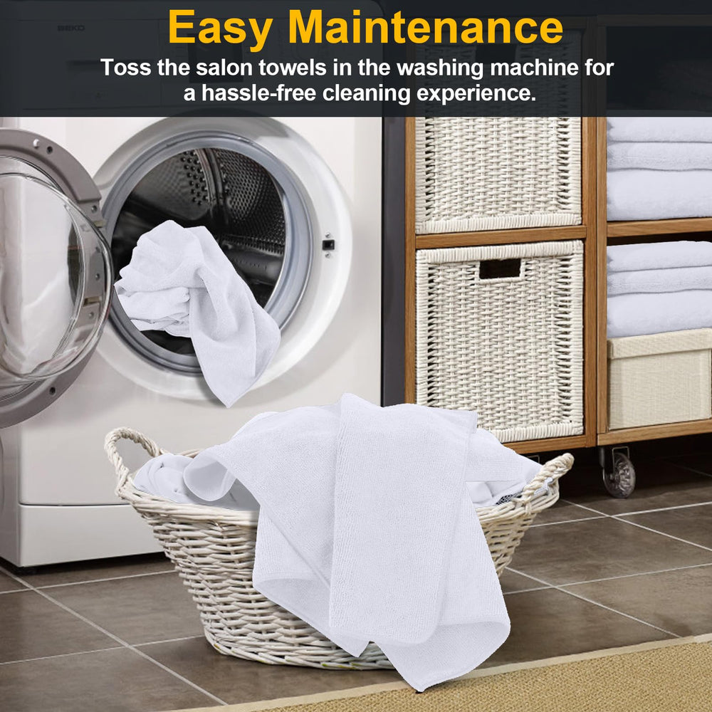 UNIMADE 16x29 inch towels delivering client comfort during services.