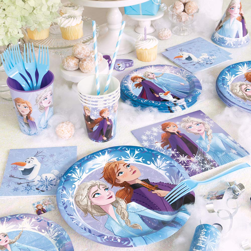 Unique Disney Frozen 2 tattoos featuring Elsa and Anna for easy party favors
