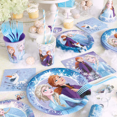 Unique Disney Frozen 2 tattoos featuring Elsa and Anna for easy party favors