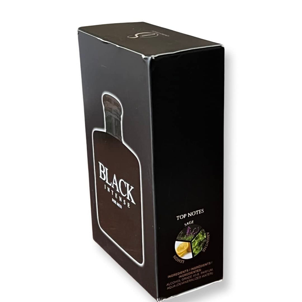 United Scents Black Intense gift-ready packaging ideal for gifting.