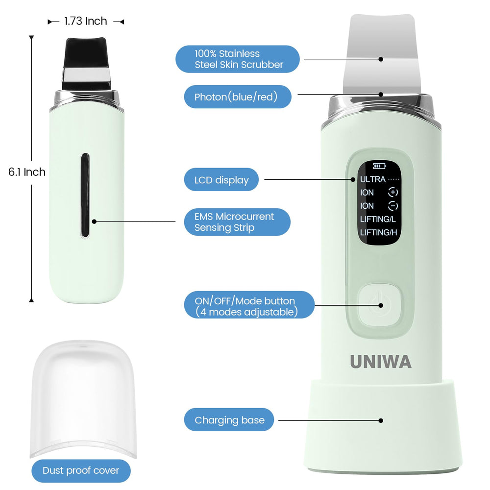 UNIWA Skin Scrubber gift-ready packaging suitable as a thoughtful present.