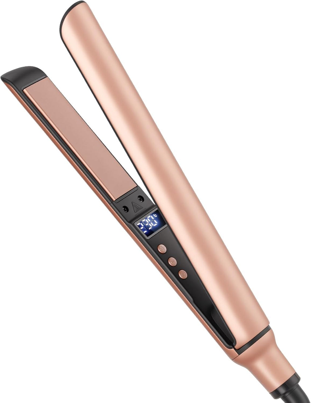 UNOBEY easy-hold mini flat iron with comfortable grip for precise styling.