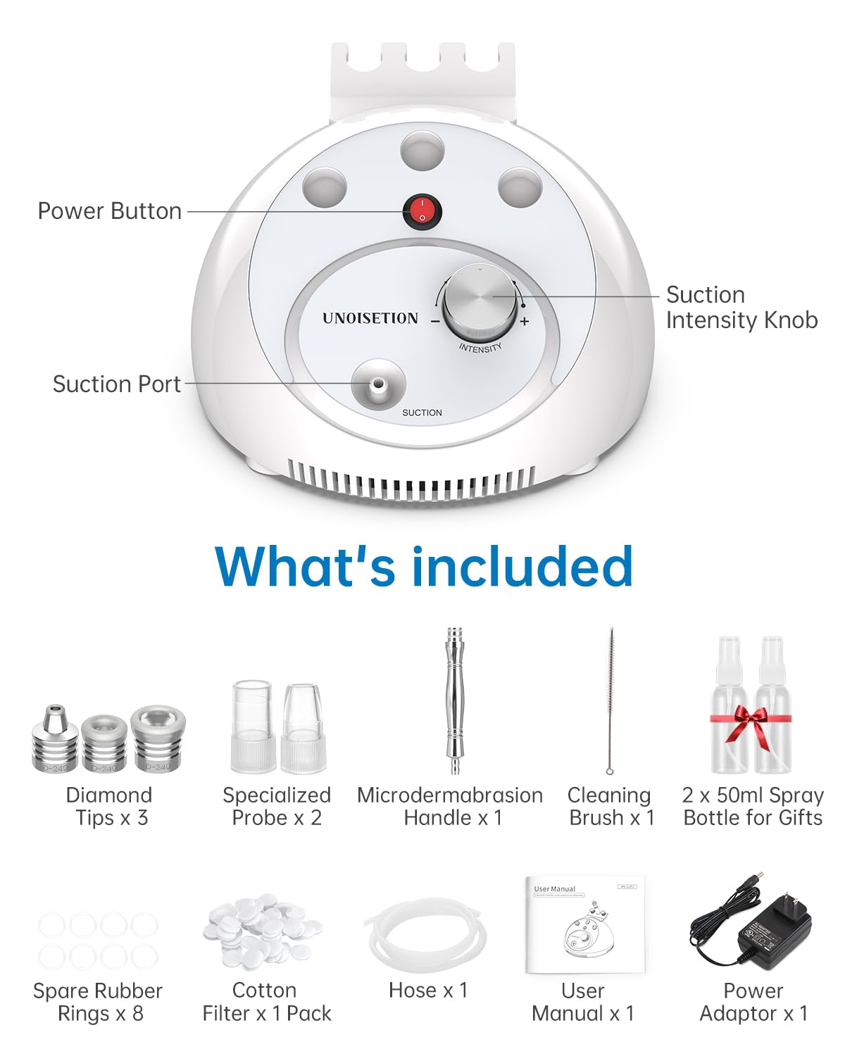 UNOISETION at-home skincare routine setup with glow outcomes.