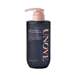 Unove Deep Damage Repair Shampoo bottle with pump for easy daily use