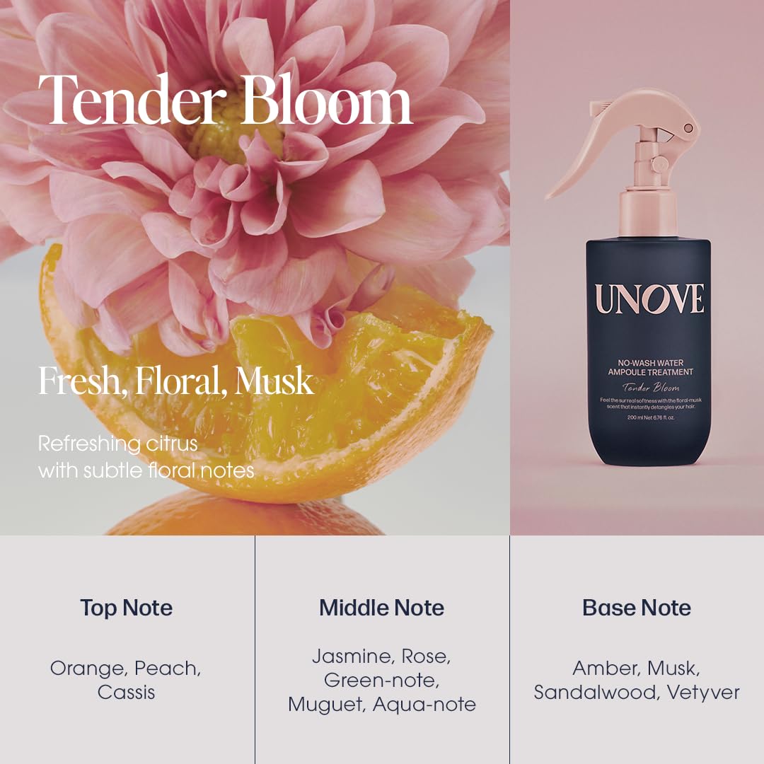 UNOVE No-Wash Water Ampoule daily-use vanity setup for quick refresh