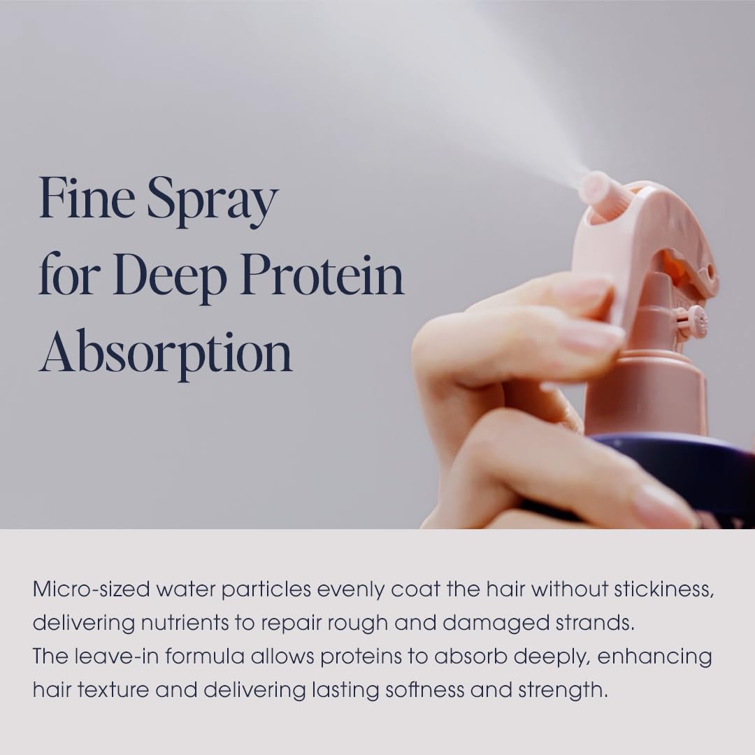 UNOVE No-Wash Water Ampoule frizz-control visible during day-long styling