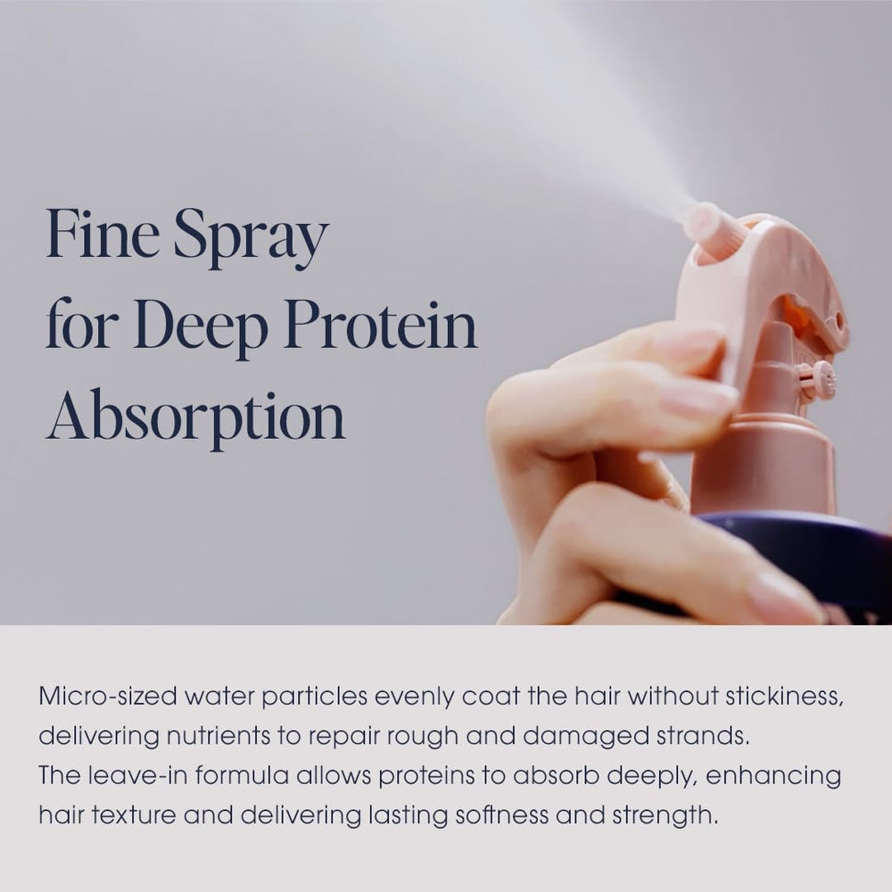 UNOVE No-Wash Water Ampoule frizz-control visible during day-long styling