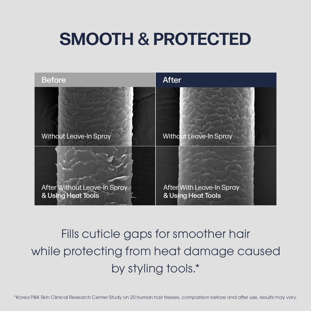 UNOVE No-Wash Water Ampoule hair shine after use with silky finish
