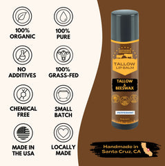 Untamed Organics lip balm being applied for smooth lips