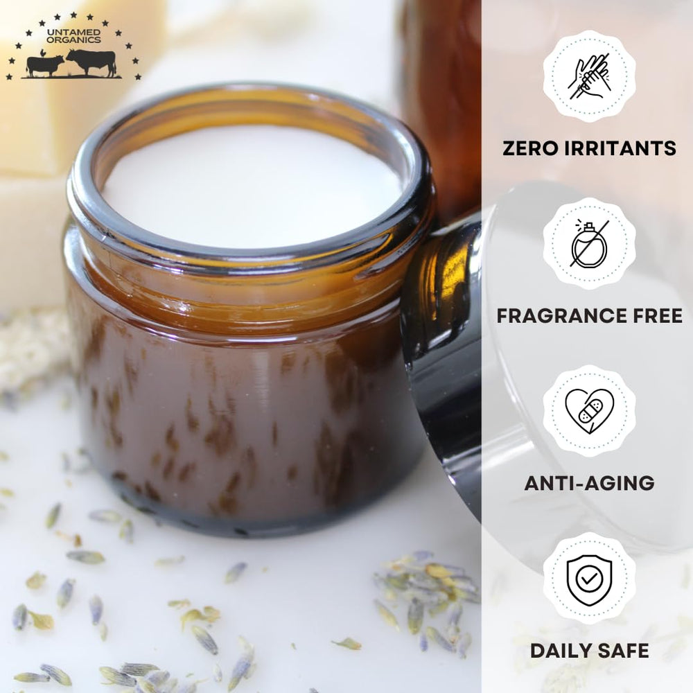 Untamed Organics sensitive skin benefit focus suggests gentle care