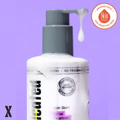 Untoxicated Face Wash routine shot shows easy daily use on face and body.