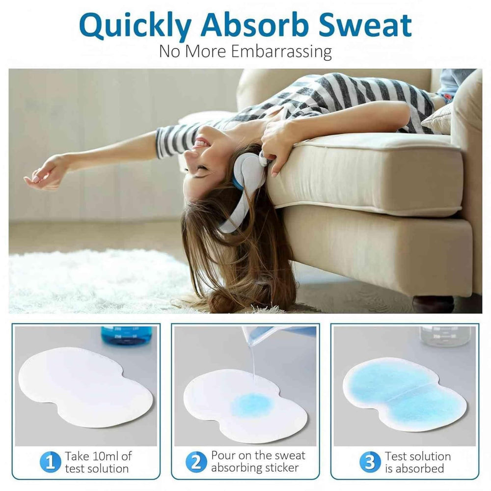 UOIRMI disposable sweat pads in purse for on-the-go freshness