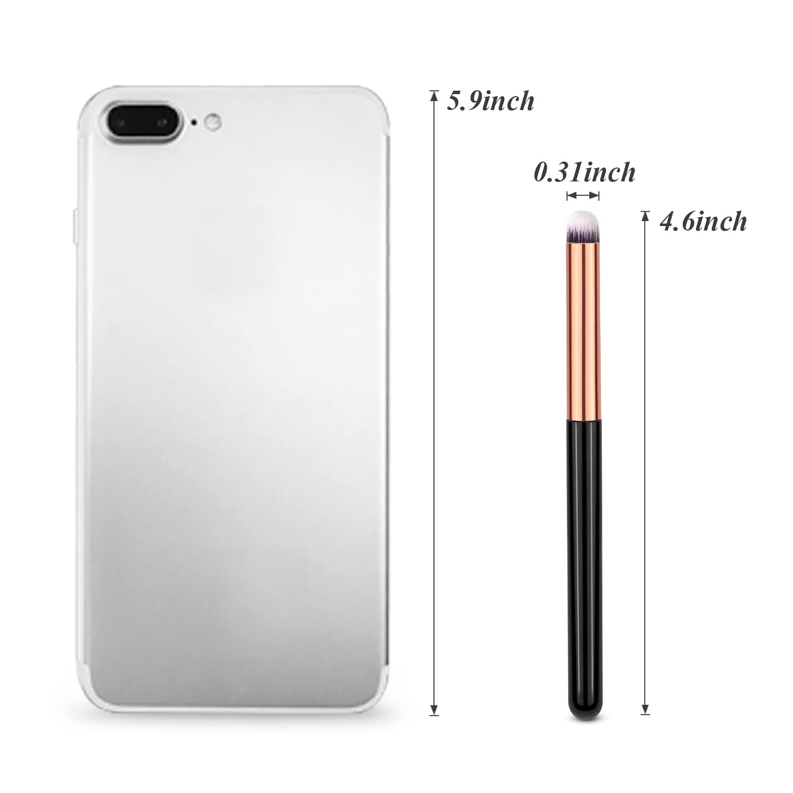 UorPoto sturdy ABS handle enhances durability and comfortable grip.