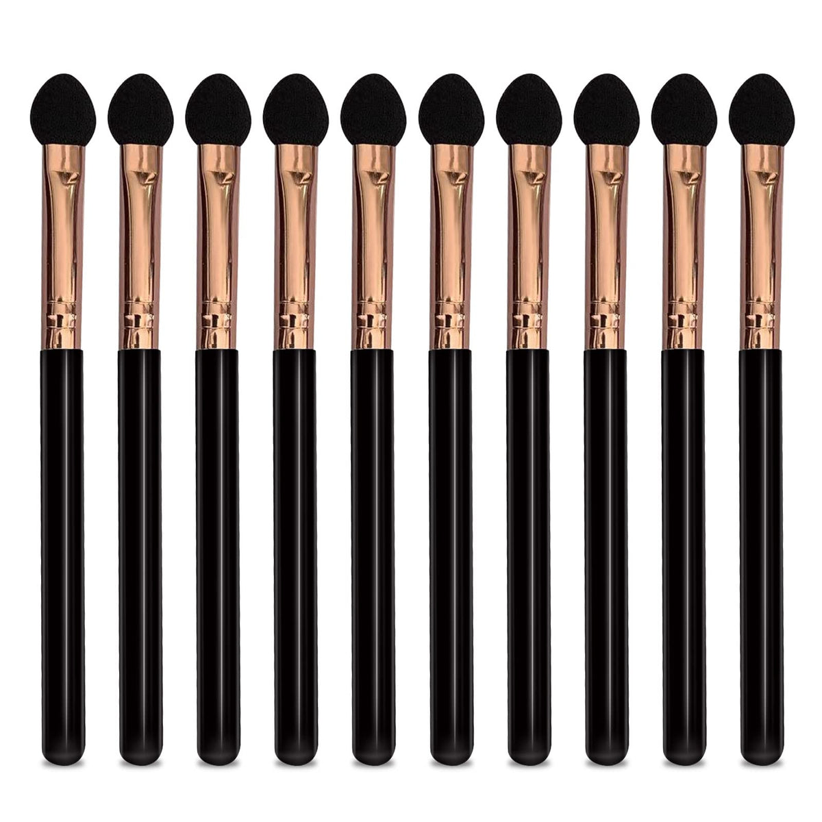 UorPoto eyeshadow applicators set: 10pcs reusable sponge-tip for precise blending.