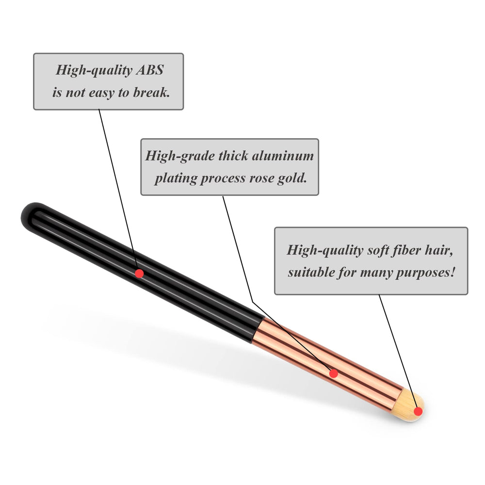 UorPoto paint-free synthetic fibers offer a clean, odor-free makeup experience.