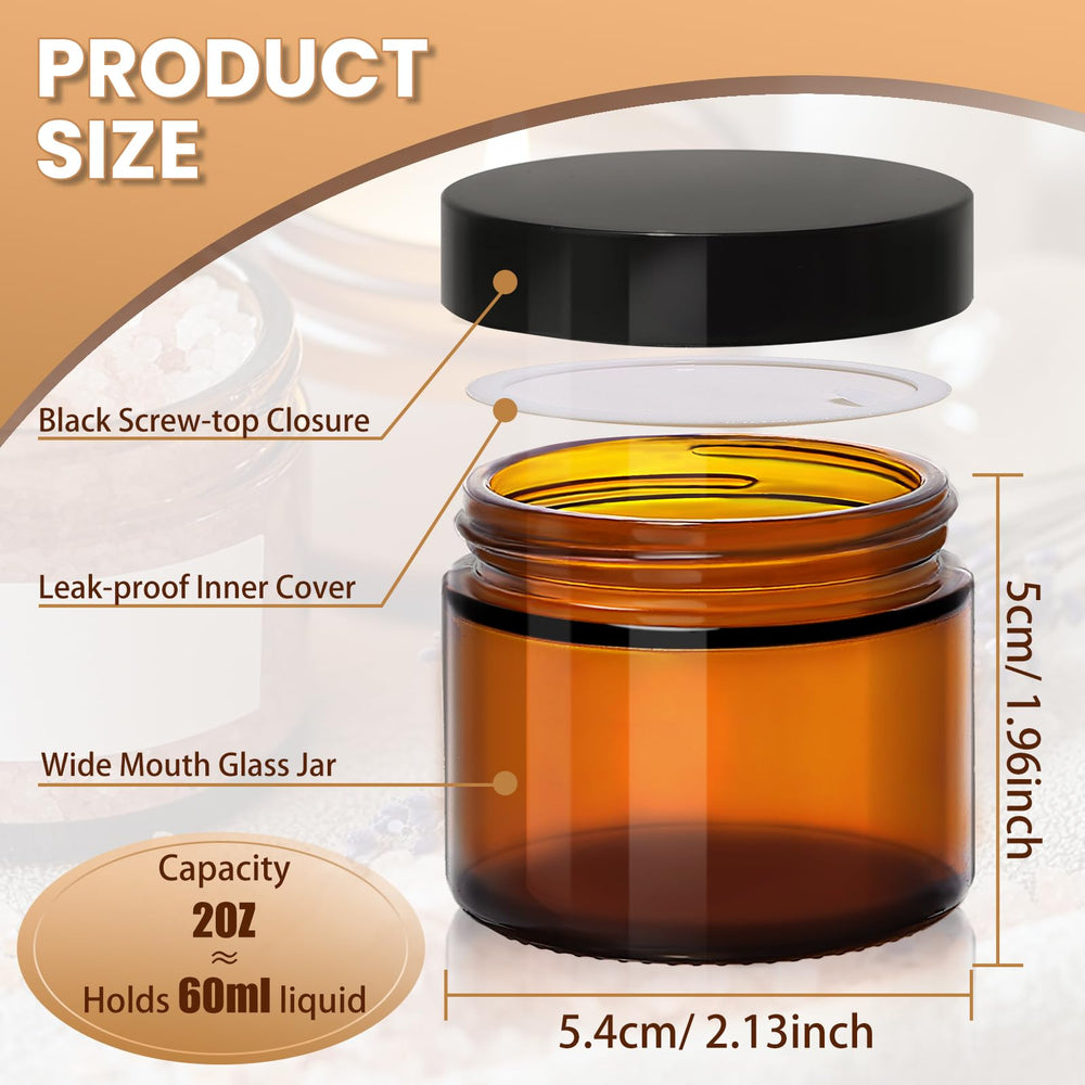 UPBUD amber 2oz jar in travel setup shows on-the-go skincare storage.