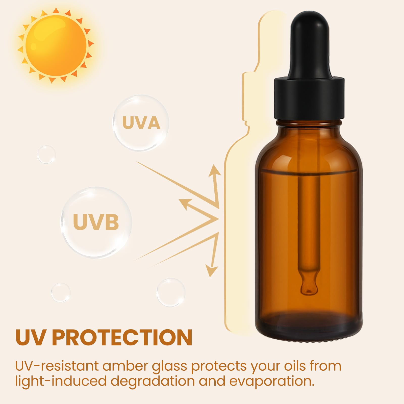 UPBUD extra black caps provide secure, leakproof sealing for travel.