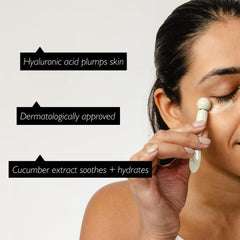 UPCIRCLE Eye Cream glass-jar packaging emphasizes recyclable design.