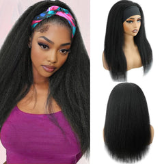 UPIGUILK headband wig 12A Brazilian hair closeup highlighting premium texture for natural daily styling.