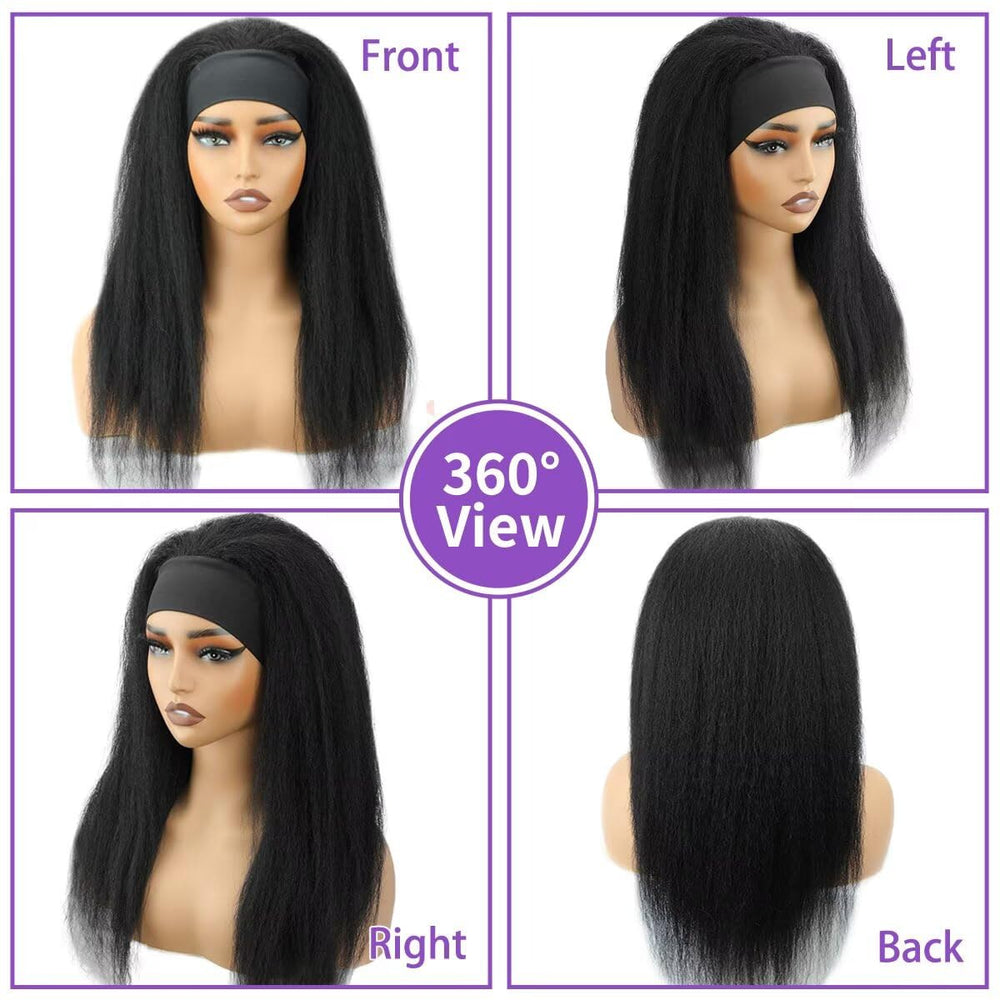 UPIGUILK headband wig glueless cap design for quick wear and secure fit.