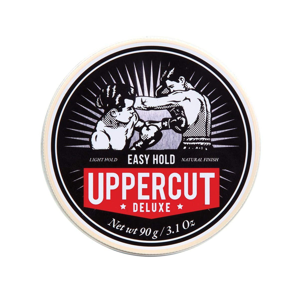 UPPERCUT DELUXE Easy Hold bottle shows lightweight, natural finish.