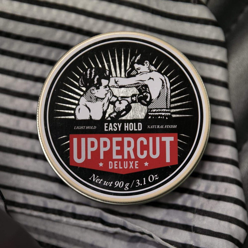 UPPERCUT DELUXE Easy Hold dry-look result suggests natural, residue-free finish.