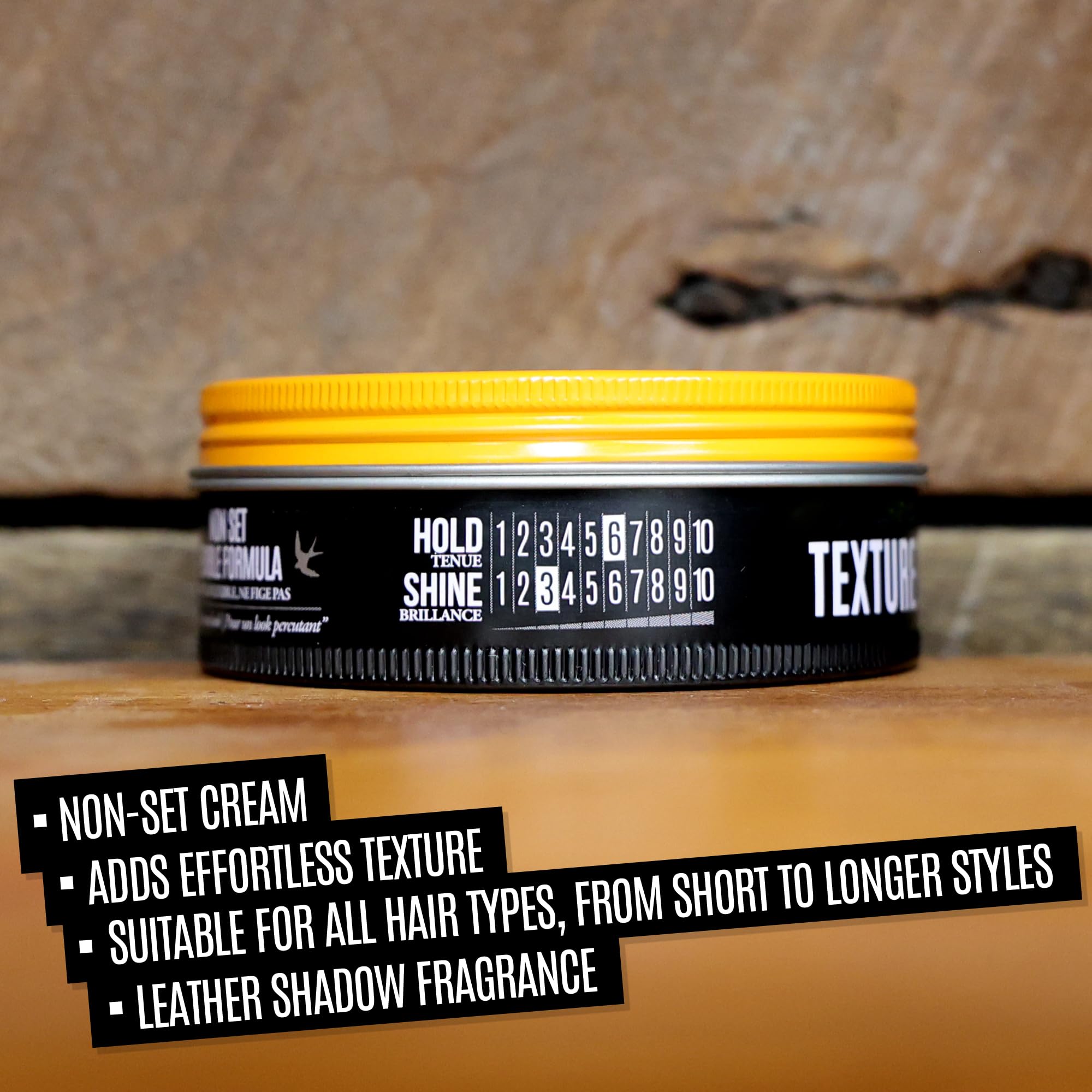 UPPERCUT DELUXE Texture Cream hair application demonstrates pliable hold while shaping modern looks.