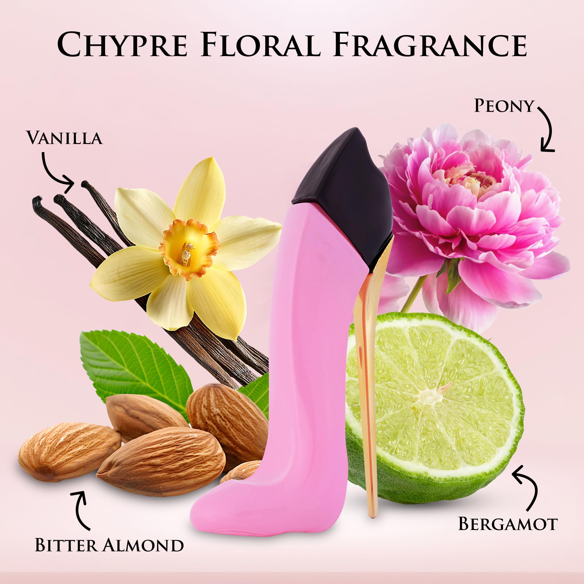 URBAN COLLECTION Bad Girl Blush floral notes hint peony warmth.