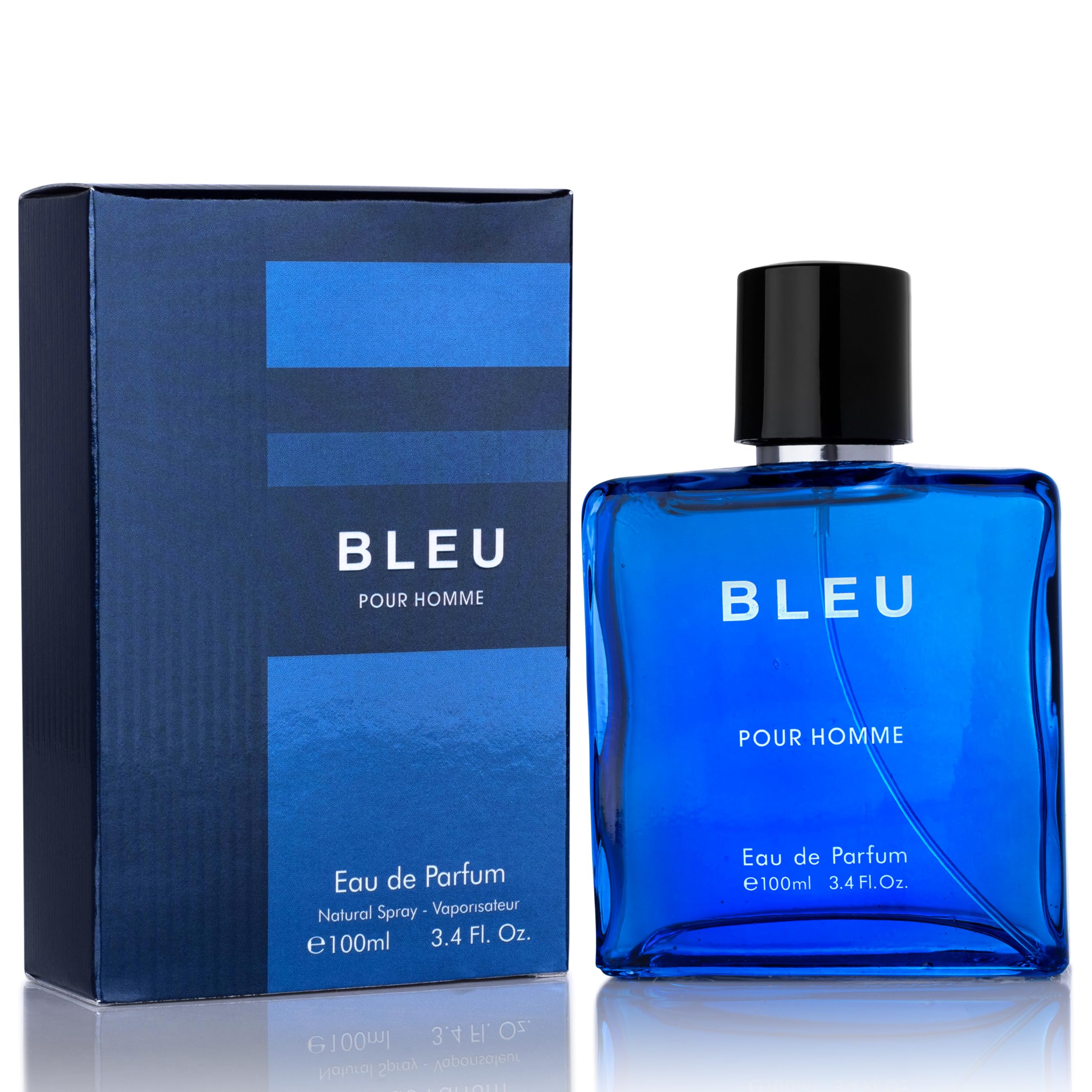 Urban Collection Bleu for Men bottle front view, elegant design for daily wear.