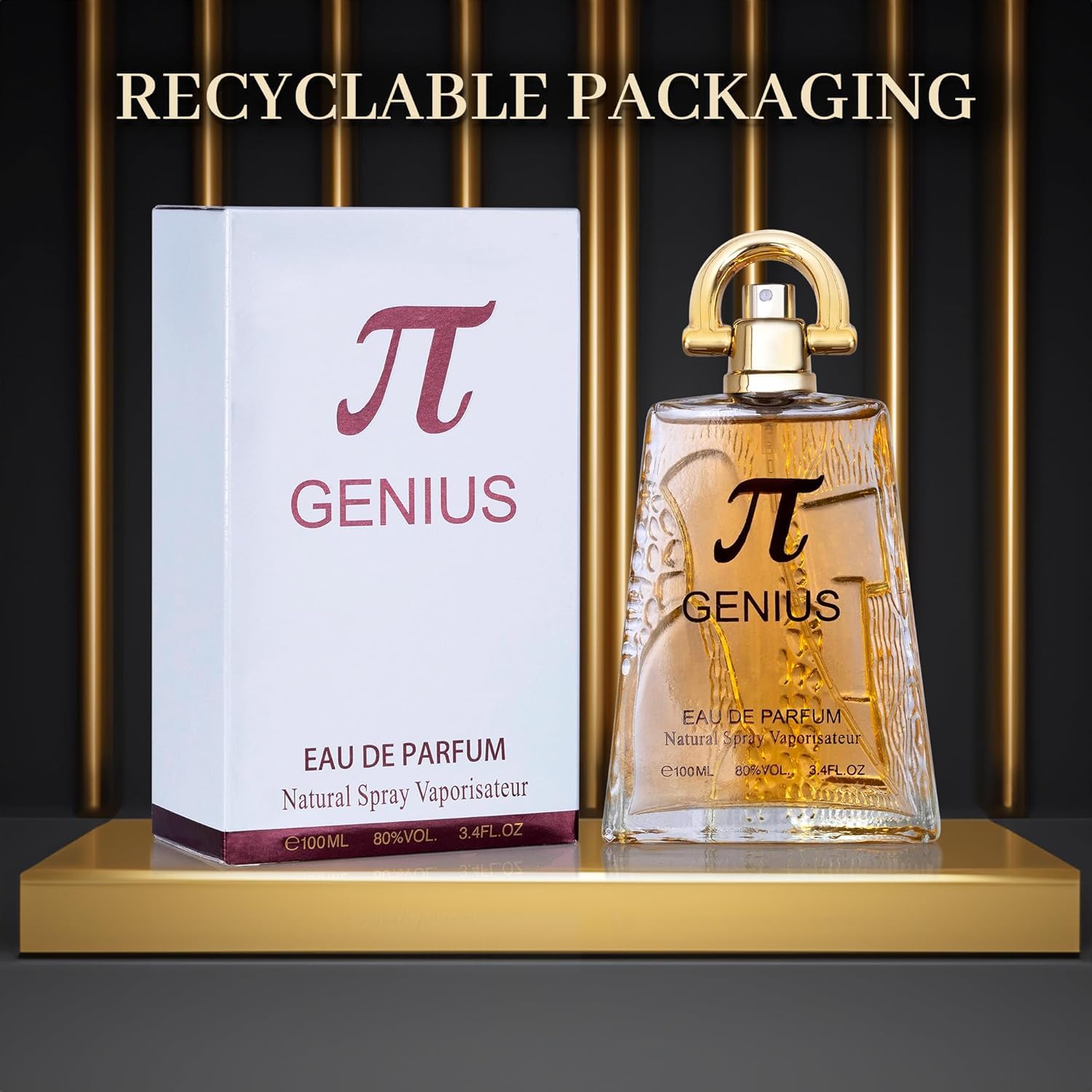 URBAN COLLECTION Genius for Men spray mist captures a quick aromatic uplift for on-the-go use.