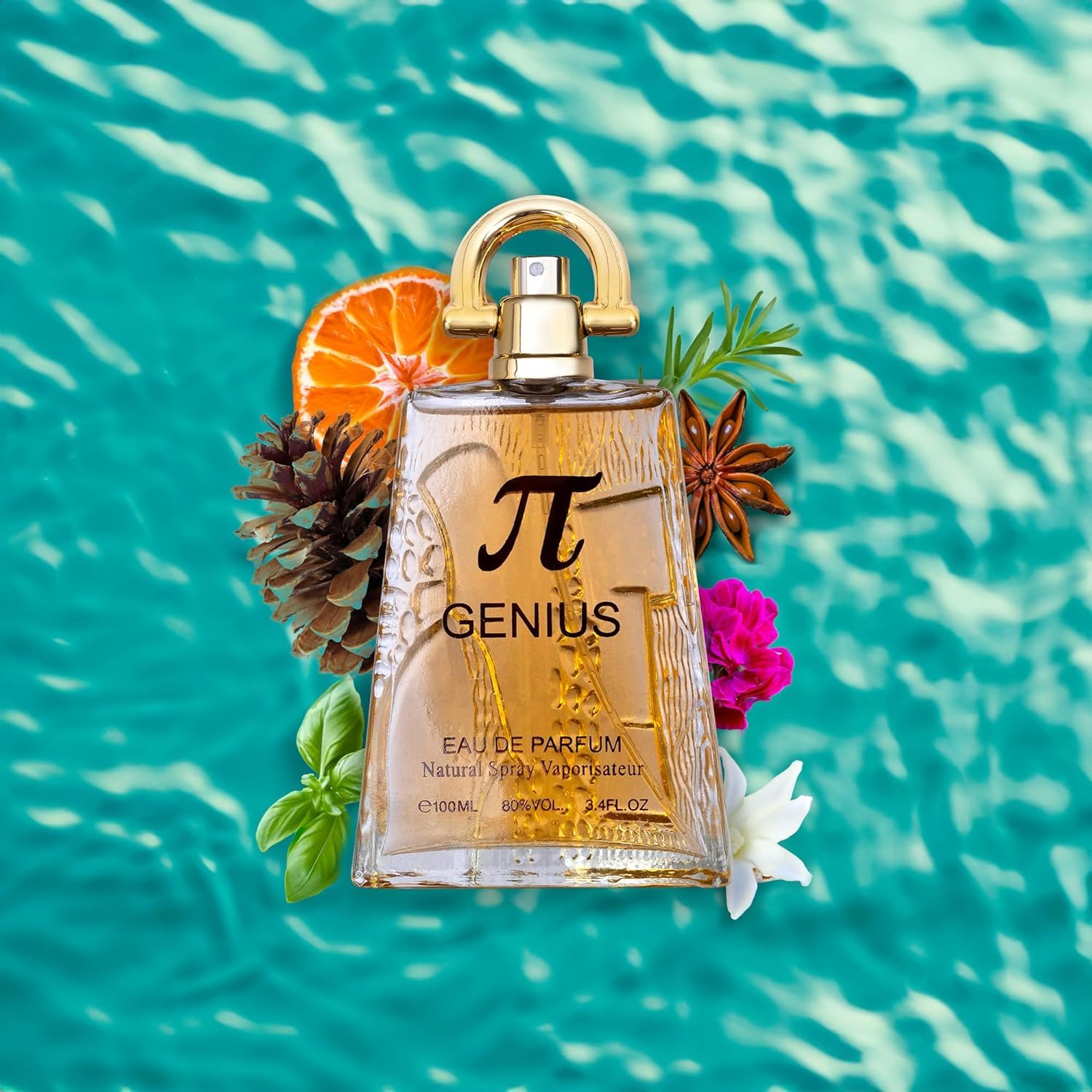 URBAN COLLECTION Genius for Men vanilla-benzoin base hints at lasting, comforting trail.