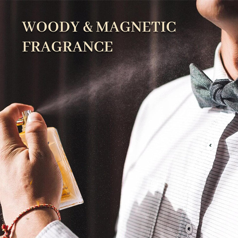 URBAN COLLECTION Genius for Men wood-notes visual suggests a warm, masculine aroma profile.