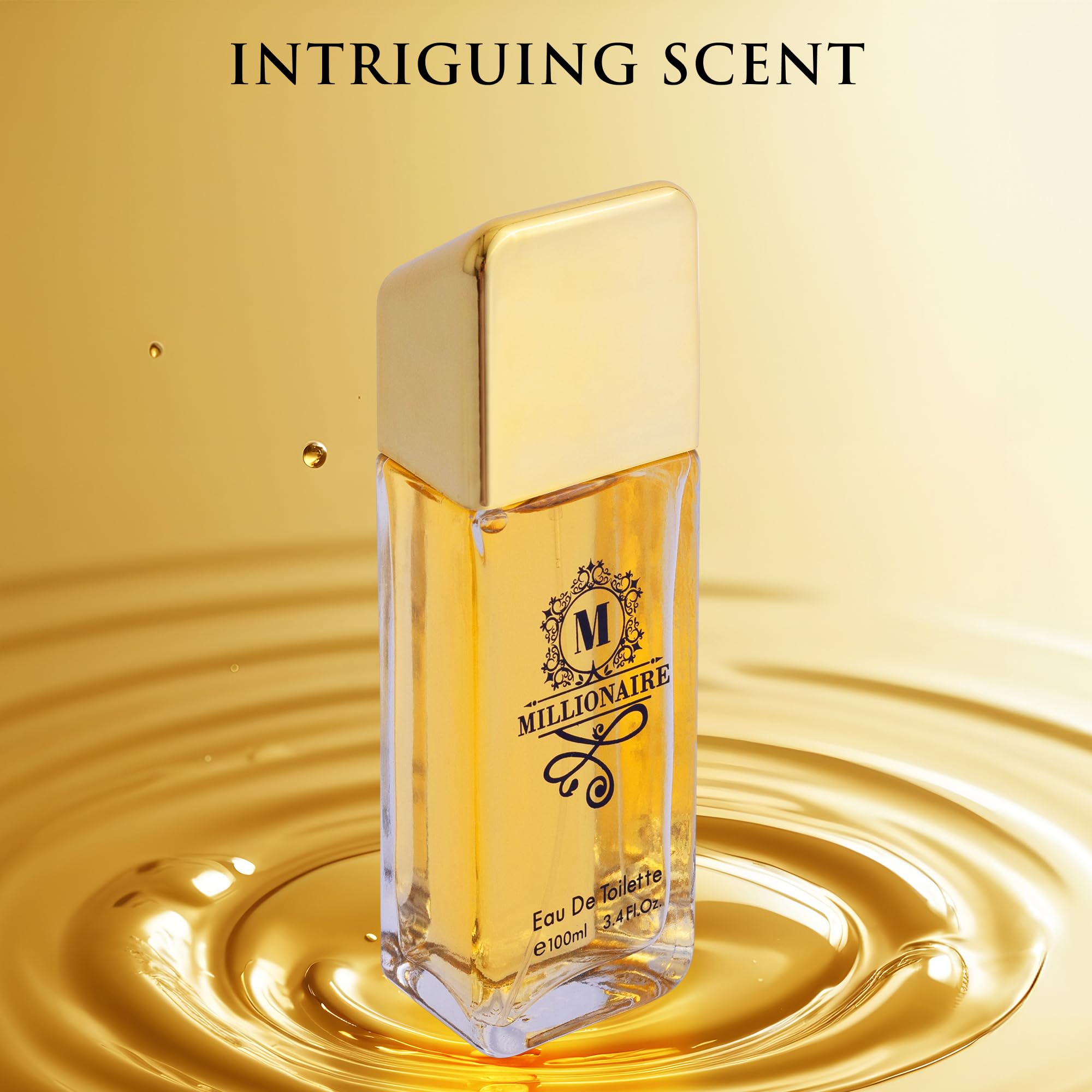 URBAN COLLECTION Millionaire base notes show amber, leather, and patchouli.