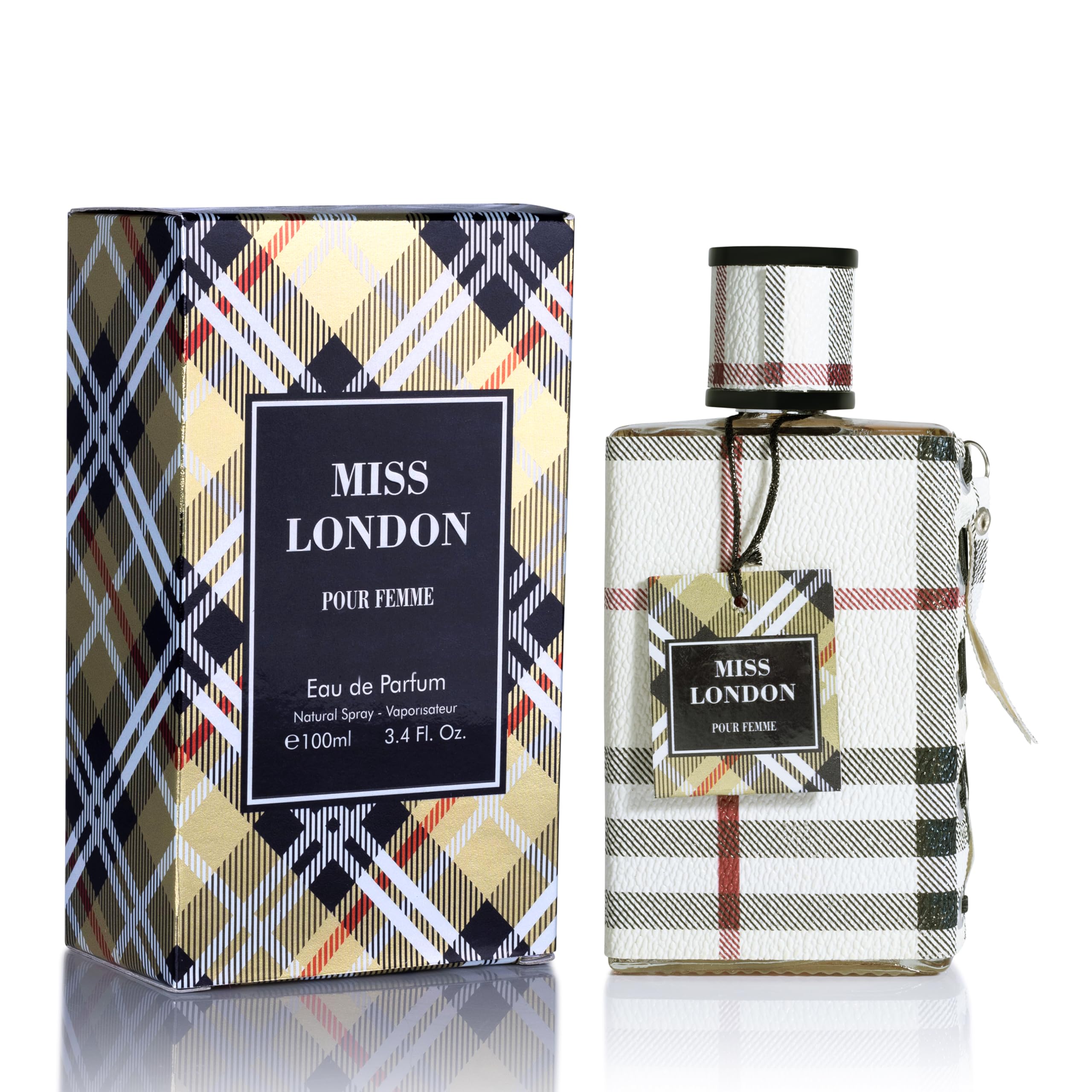 URBAN COLLECTION Miss London bottle-front view for everyday wear with timeless floral appeal.