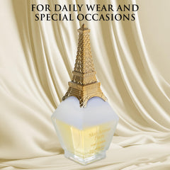 URBAN COLLECTION Mon Amour Paris application wrist shot demonstrates light spritz for daily wear
