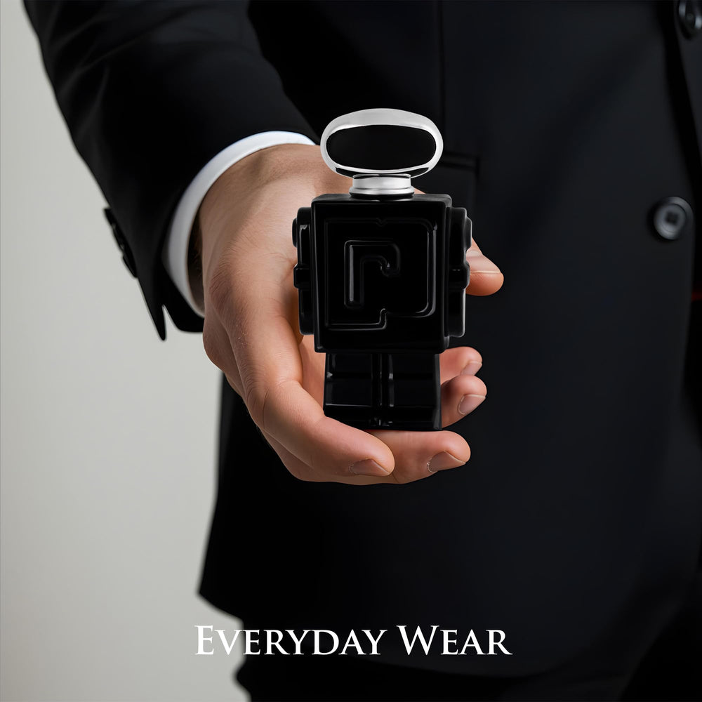 Urban Collection Robot Noir top notes cardamom and bergamot hint fresh vitality