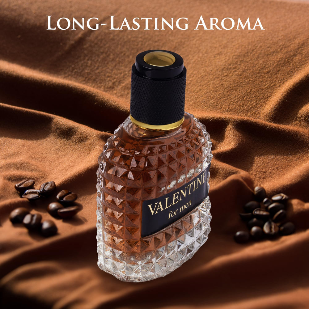 Urban Collection Valentine middle notes: roasted coffee, hazelnut, chocolate add depth.