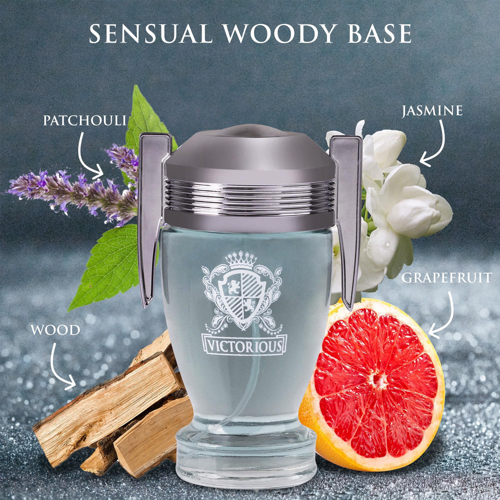 URBAN COLLECTION Victorious for Men on-the-go spray captures versatile daytime-to-evening scent